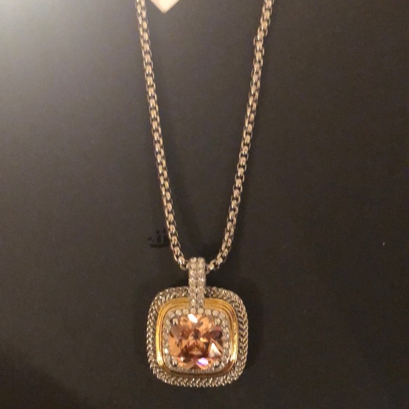 Designer inspired topaz earrings and necklace - Picture 1 of 3